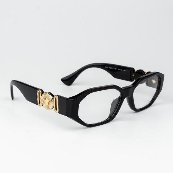 Versace Men Black Geometric Eyeglasses VE3320U GB1 BRAND NEW - Picture 4 of 14